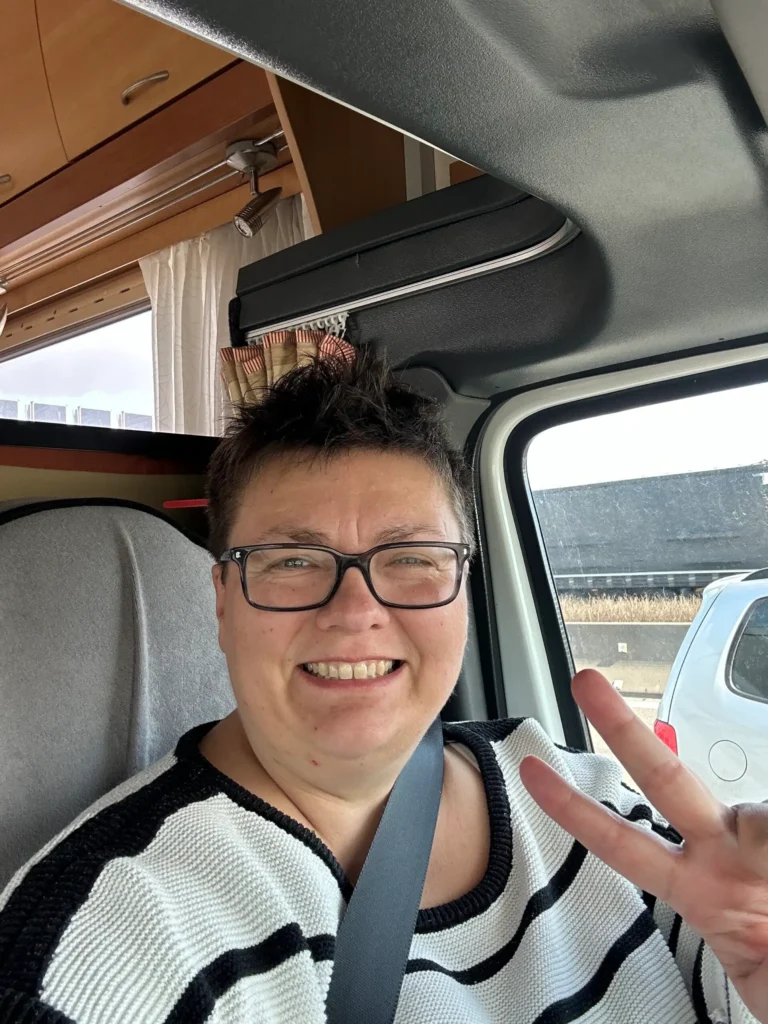 Heidi unterwegs im Wohnmobil