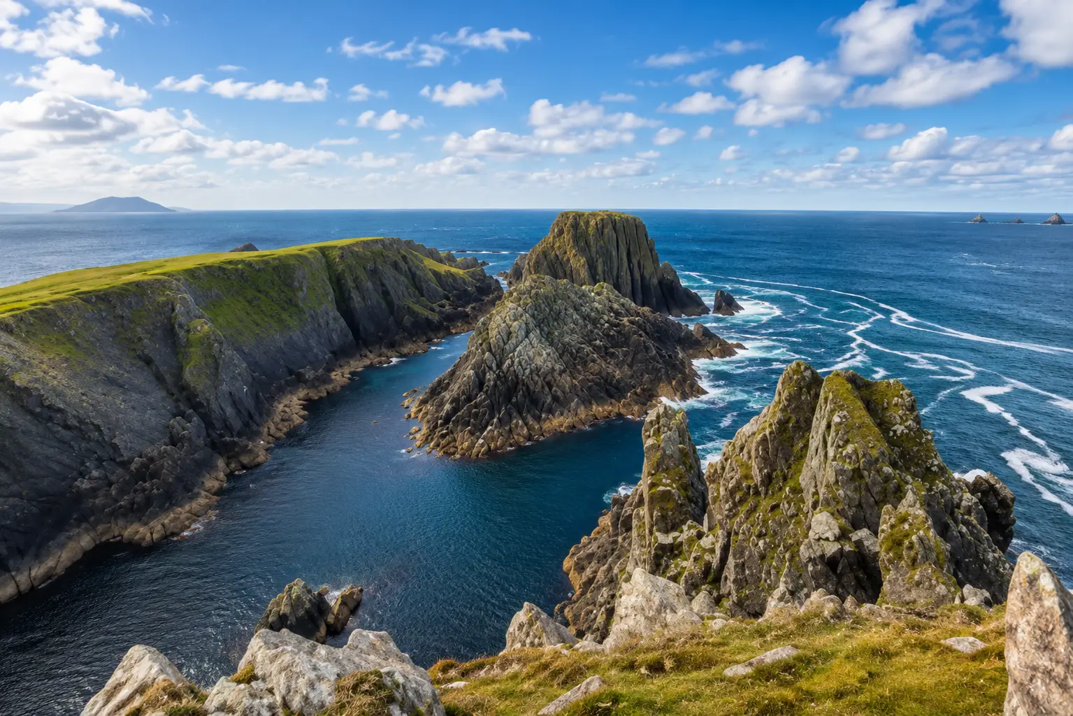 Küste am Malin Head in Irland