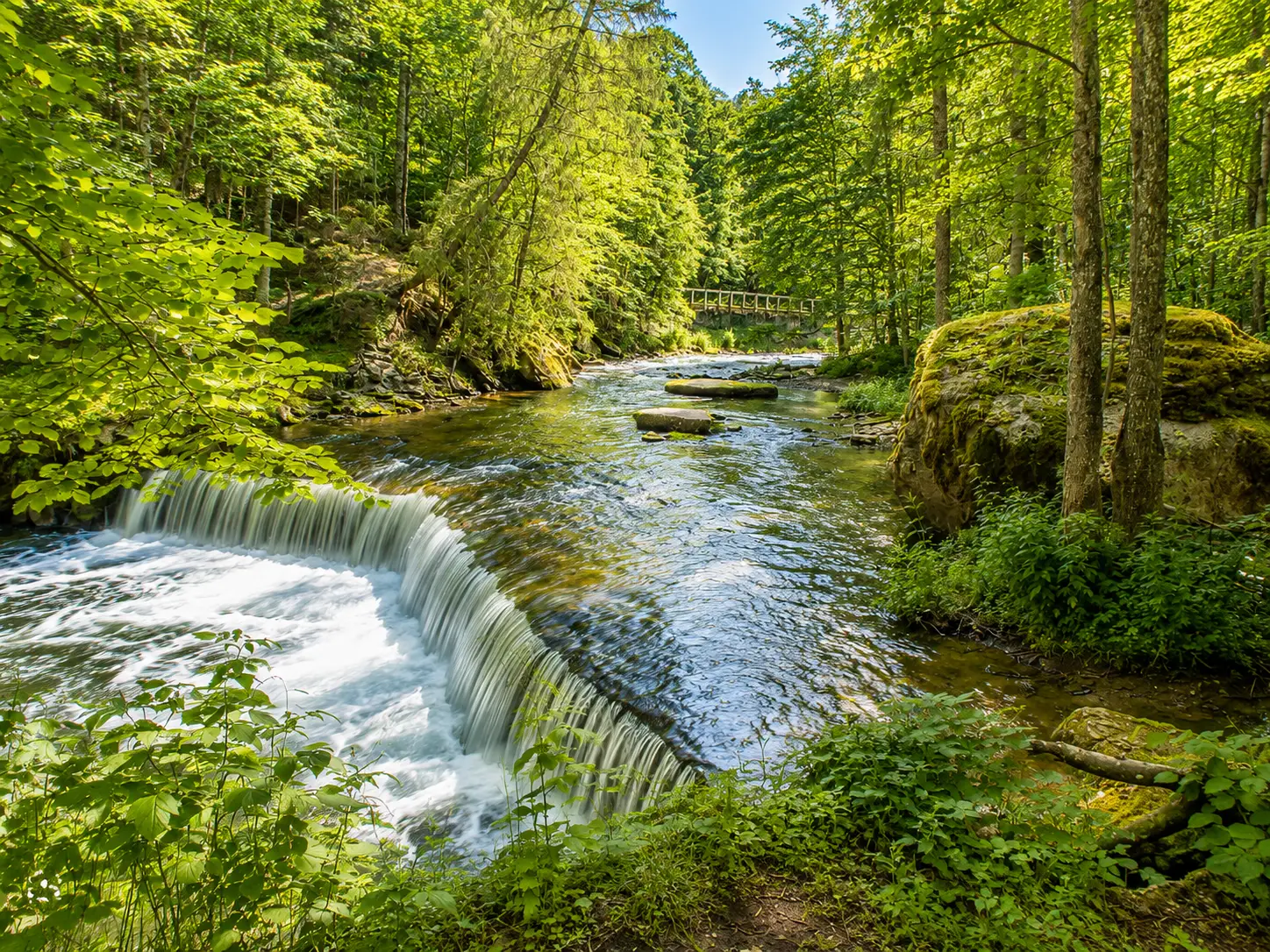 Fluss bei Nõmmeveski in Estland