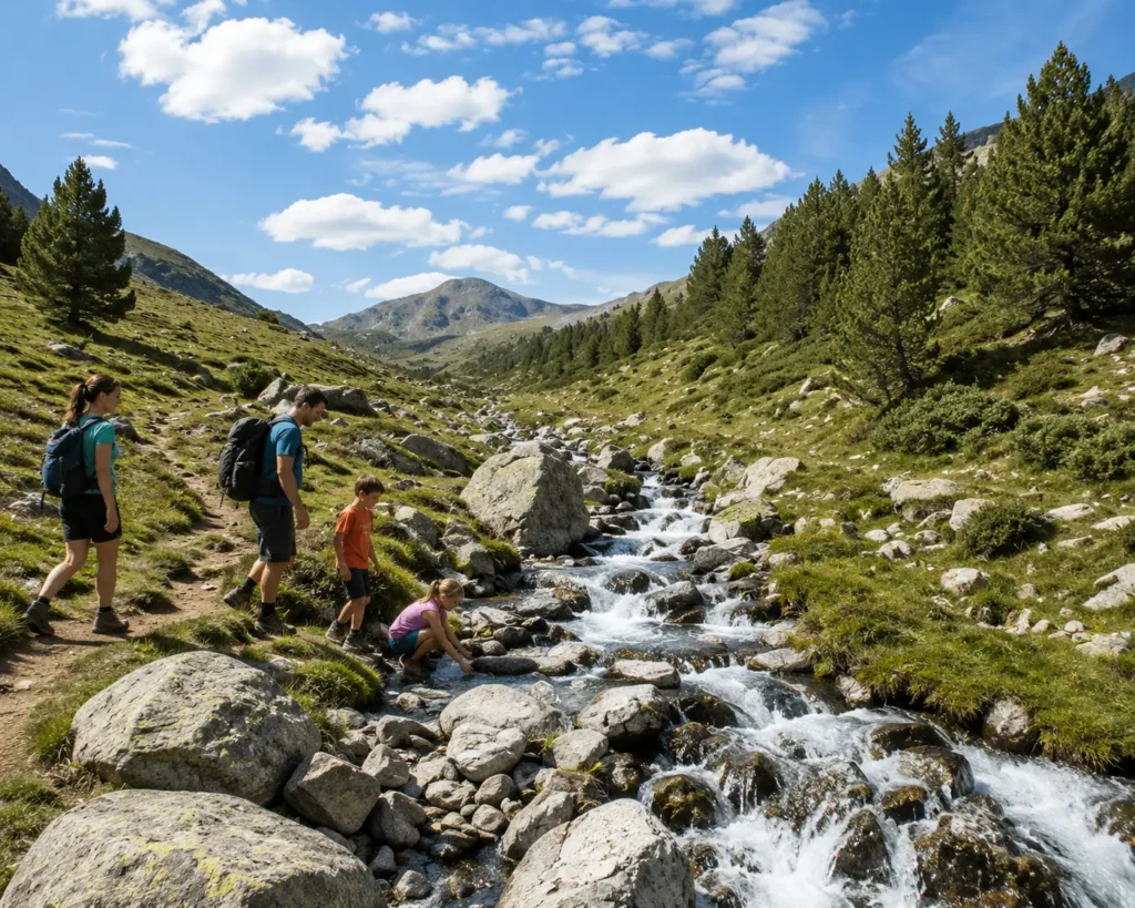 Berglandschaft im Vall del Madriu in Andorra
