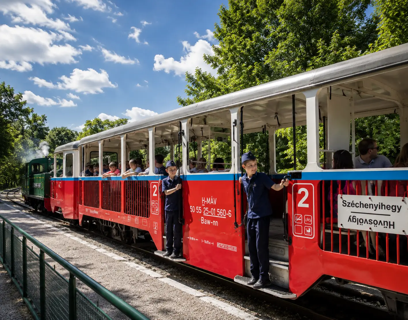 Kinderbahn in Budapest